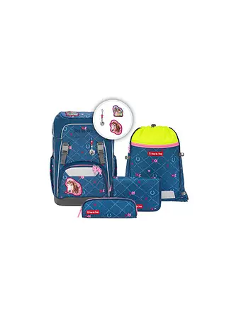 STEP BY STEP | Set de mochila escolar de 5 piezas GIANT Memaid Lola | dunkelblau